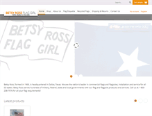 Tablet Screenshot of betsyrossflaggirl.com